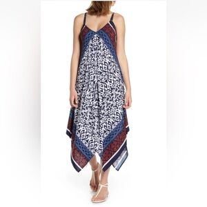 Tommy Bahama Ikat Diamonds Scarf Dress Size L/XL